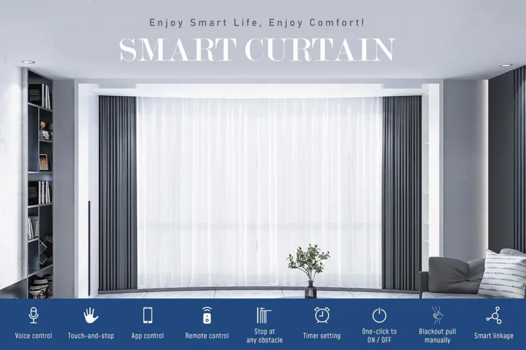 smart curtain track